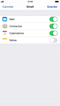 Si aparece en la pantalla esta imagen, tu cuenta de correo electrónico ha sido reconocida y configurada automáticamente. Sigue las indicaciones de la pantalla para introducir más información y terminar la configuración.