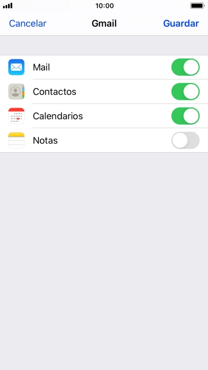 Si aparece en la pantalla esta imagen, tu cuenta de correo electrónico ha sido reconocida y configurada automáticamente. Sigue las indicaciones de la pantalla para introducir más información y terminar la configuración.