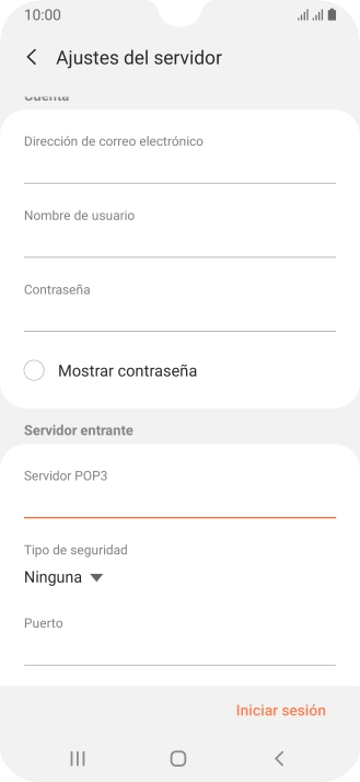 Pulsa la lista desplegable bajo 