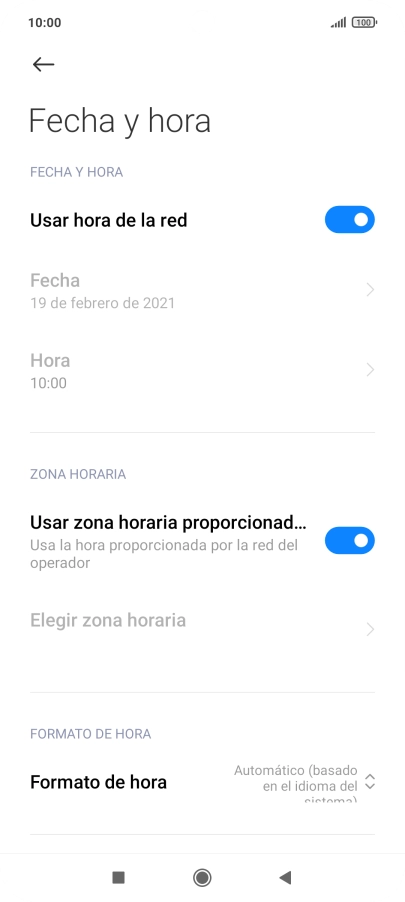 Pulsa la tecla de inicio para terminar y regresar a la pantalla de inicio.