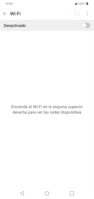 Pulsa el indicador para activar la función.