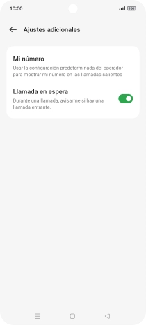 Pulsa el indicador junto a 