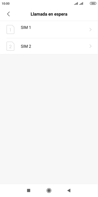 Pulsa la tarjeta SIM deseada.
