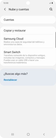 Pulsa Cuentas.