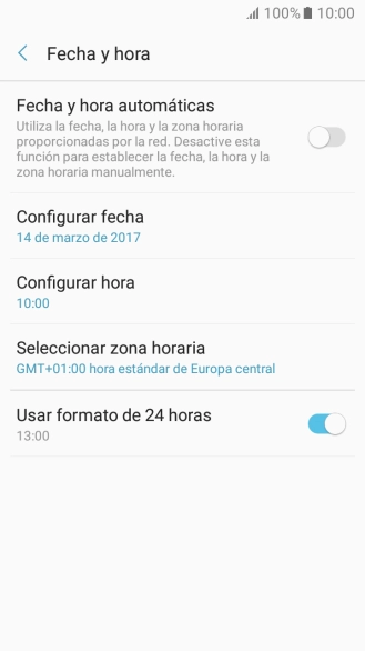 Pulsa el indicador junto a 