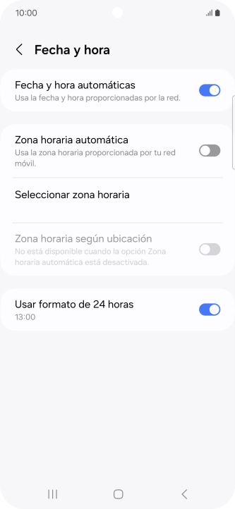 Pulsa el indicador junto a 