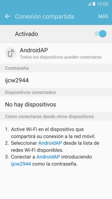 Pulsa la tecla de inicio para terminar y regresar a la pantalla de inicio.