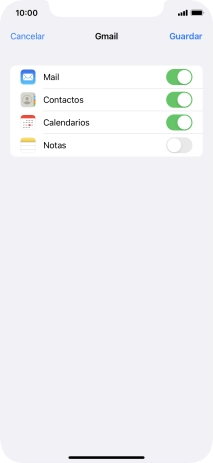 Si aparece en la pantalla esta imagen, tu cuenta de correo electrónico ha sido reconocida y configurada automáticamente. Sigue las indicaciones de la pantalla para introducir más información y terminar la configuración.