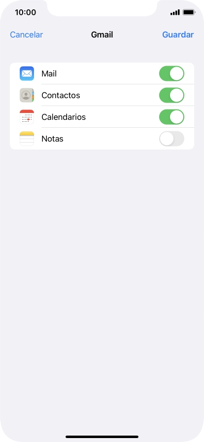 Si aparece en la pantalla esta imagen, tu cuenta de correo electrónico ha sido reconocida y configurada automáticamente. Sigue las indicaciones de la pantalla para introducir más información y terminar la configuración.
