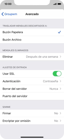 Pulsa el indicador junto a 
