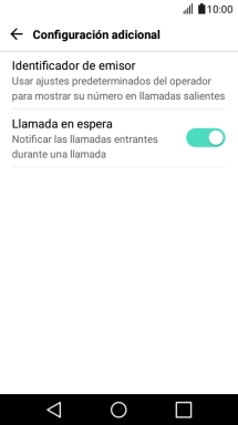 Pulsa el indicador junto a 