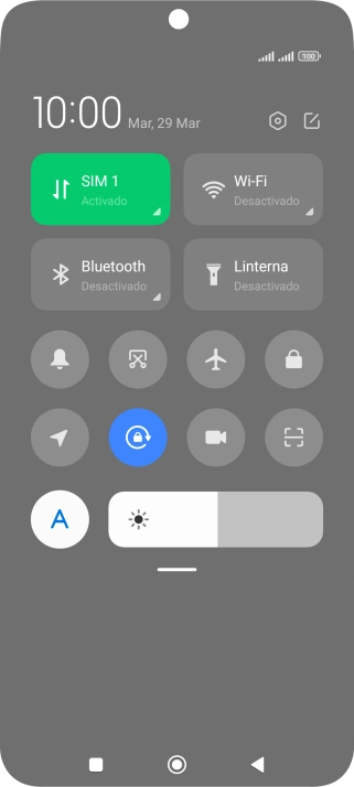 Pulsa la tecla de inicio para terminar y regresar a la pantalla de inicio.