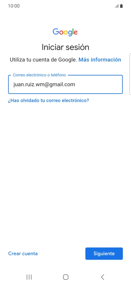 Pulsa Siguiente.