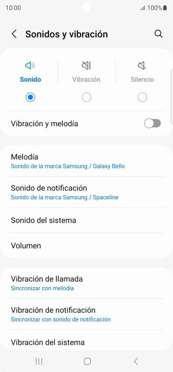 Pulsa Melodía.