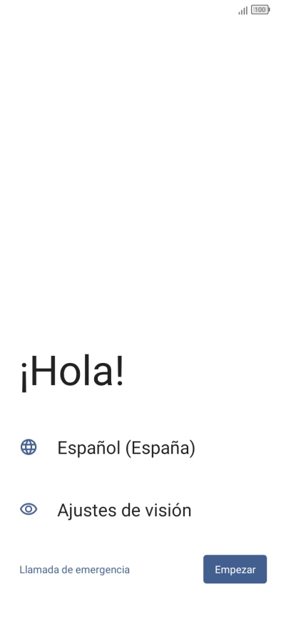 Pulsa el icono de idioma.