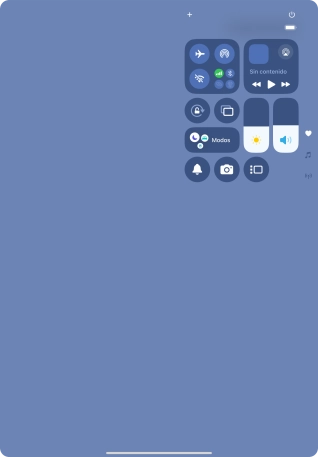 Pulsa el icono de modo de sonido para activar o desactivar el modo silencioso.
