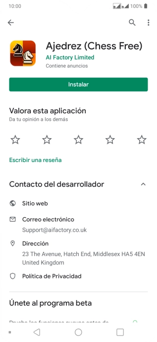 Pulsa la tecla de inicio para terminar y regresar a la pantalla de inicio.