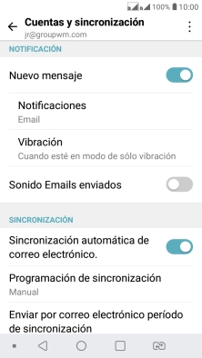 Pulsa el indicador junto a 