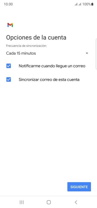 Pulsa la lista desplegable bajo 