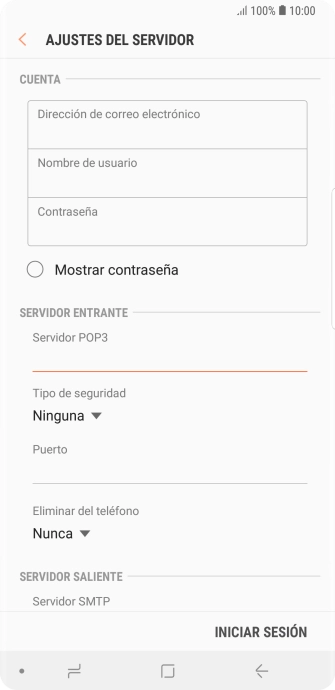 Pulsa la lista desplegable bajo 