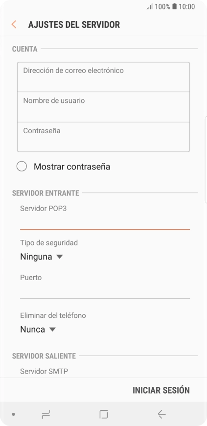 Pulsa la lista desplegable bajo 