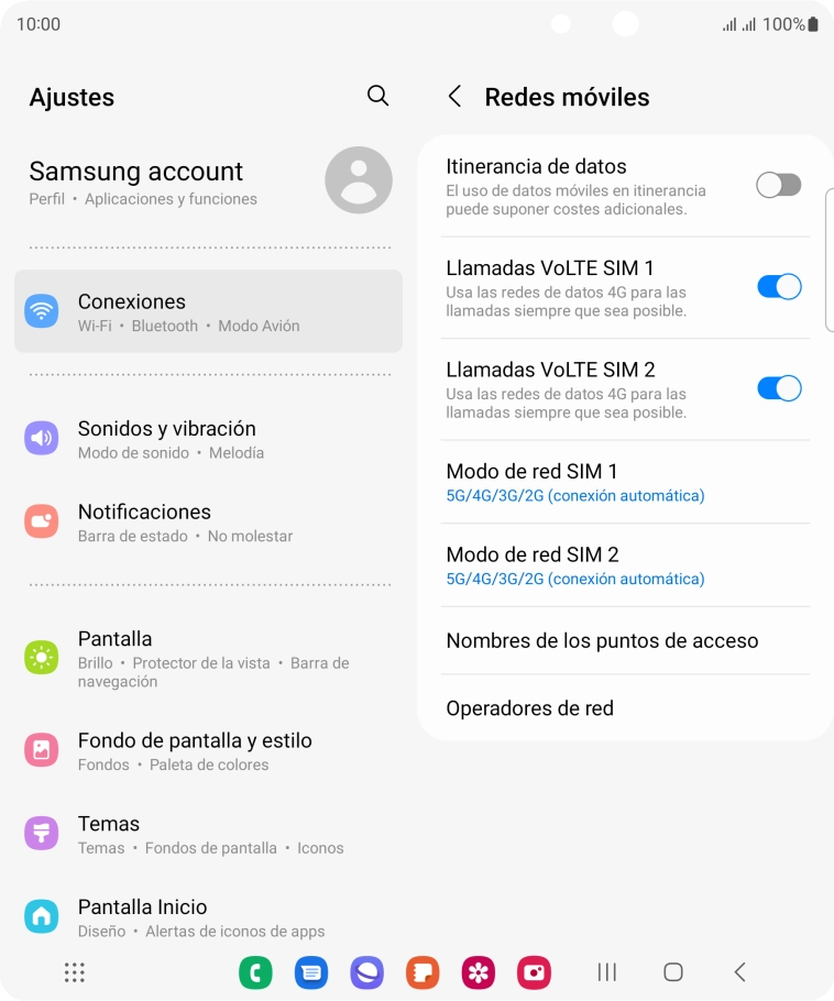 Pulsa Nombres de los puntos de acceso.