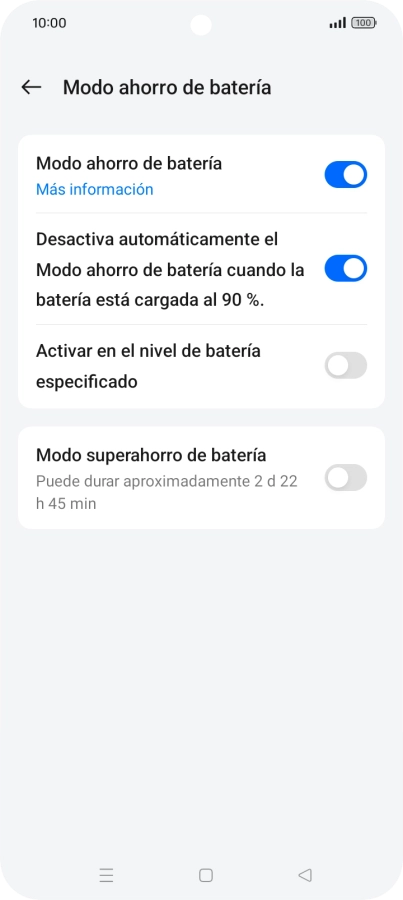 Pulsa la tecla de inicio para terminar y regresar a la pantalla de inicio.