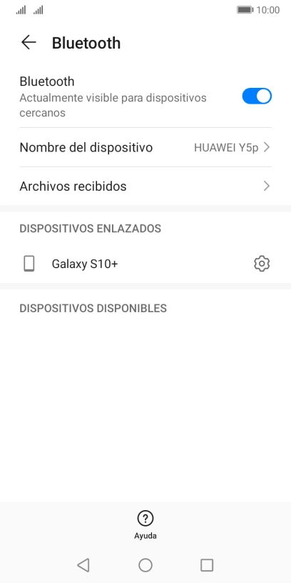 Pulsa la tecla de inicio para terminar y regresar a la pantalla de inicio.