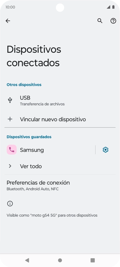 Pulsa la tecla de inicio para terminar y regresar a la pantalla de inicio.