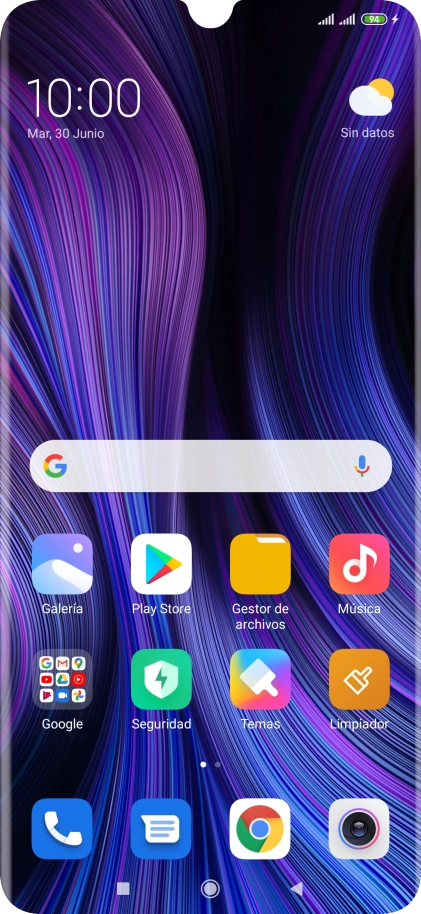 Cuando el icono de carga de batería aparece en la pantalla, el teléfono se está cargando.