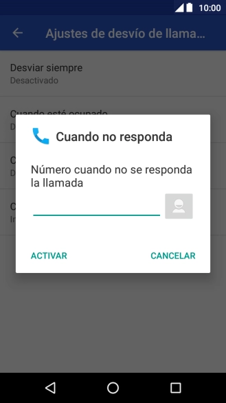 Introduce +34600132000 y pulsa ACTIVAR.