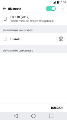 Pulsa la tecla de inicio para terminar y regresar a la pantalla de inicio.