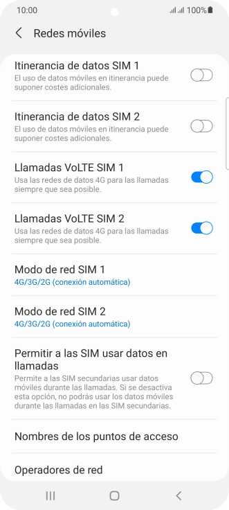 Pulsa el indicador junto a 