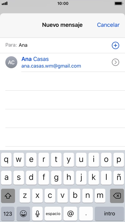 Pulsa el contacto deseado.