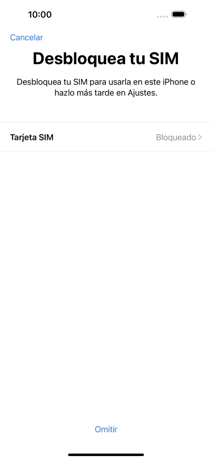 Pulsa Tarjeta SIM.