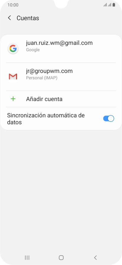Pulsa la tecla de inicio para terminar y regresar a la pantalla de inicio.