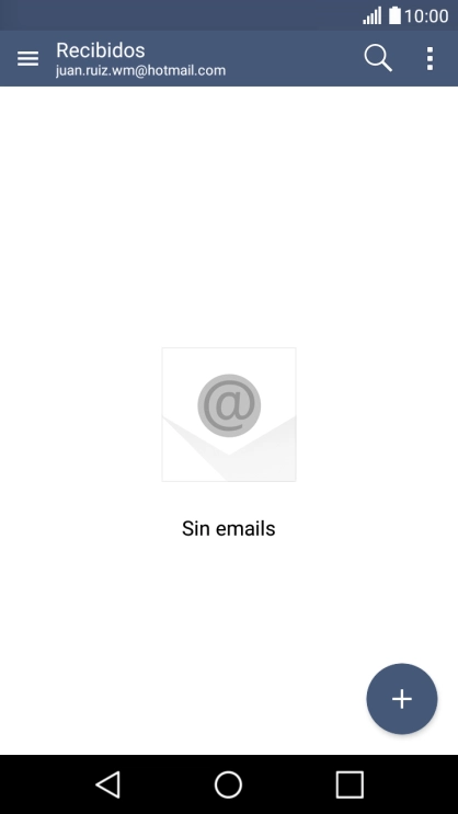 Pulsa la tecla de inicio para regresar a la pantalla de inicio.