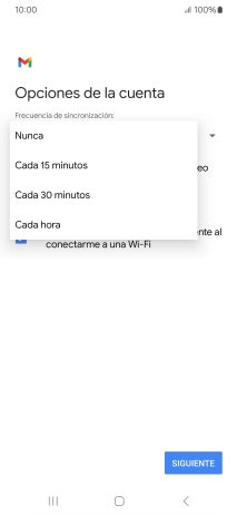 Pulsa el ajuste deseado.