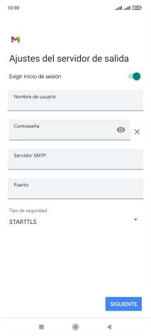Pulsa el indicador junto a 