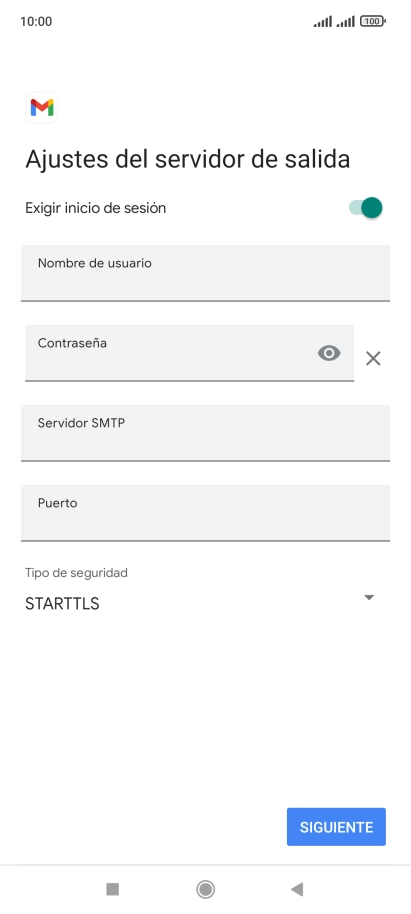 Pulsa el indicador junto a 