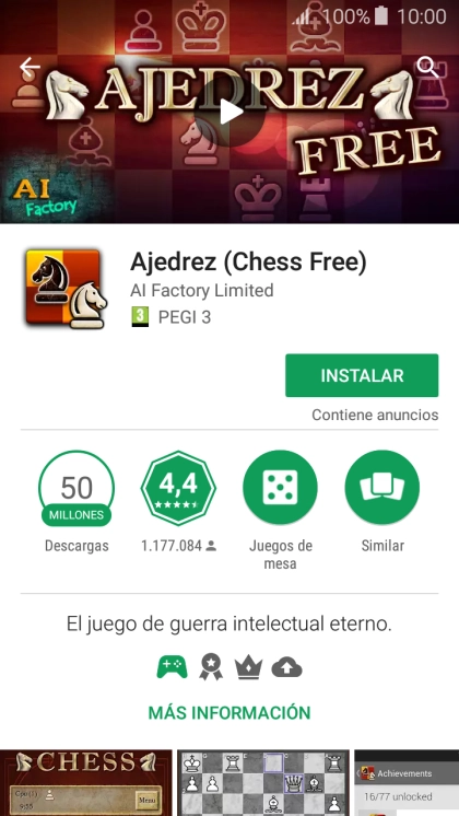 Pulsa INSTALAR y sigue las indicaciones de la pantalla para instalar la app.