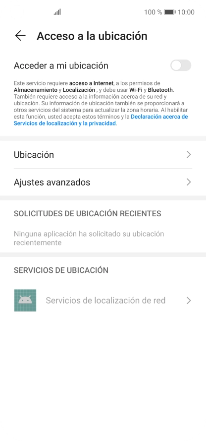 Pulsa el indicador junto a 