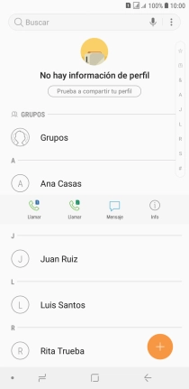 Pulsa Llamar junto a la tarjeta SIM deseada.