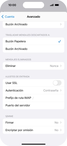 Pulsa el indicador junto a 