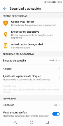 Pulsa Bloqueo de pantalla.