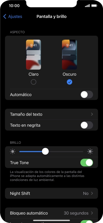 Pulsa el indicador junto a 