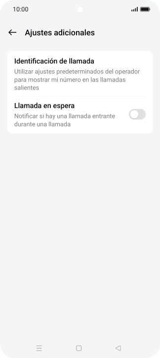 Pulsa el indicador junto a 
