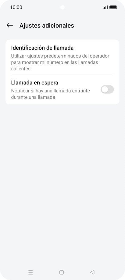 Pulsa el indicador junto a 