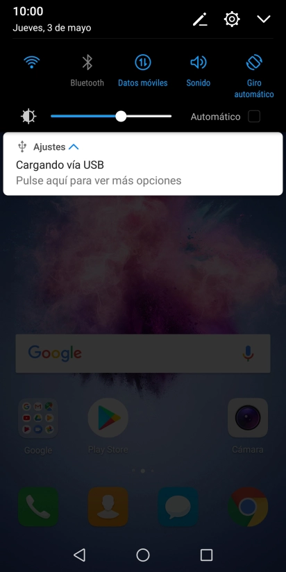 Pulsa Pulse aquí para ver más opciones.