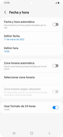 Pulsa el indicador junto a 